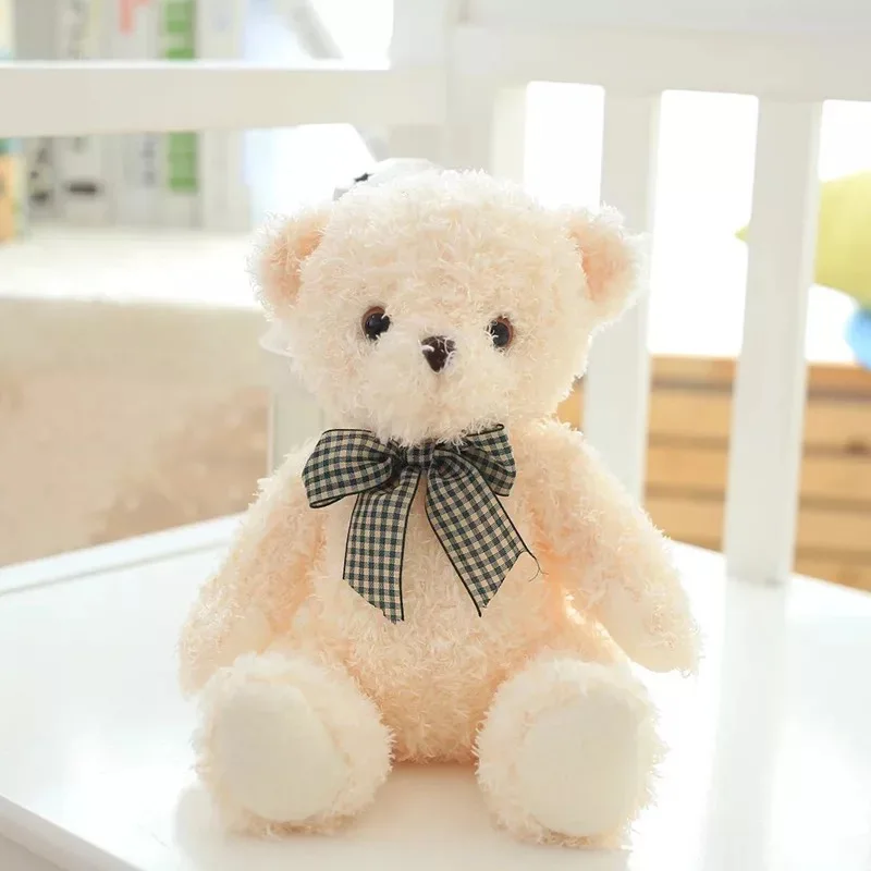 New Design Brown Plush Soft Stuffed Teddy Bear Toys For Kids 20 cm