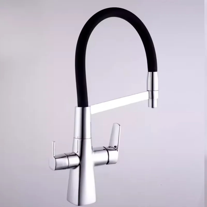 Minwei Enhance Your Luxury  Spring Pull Out  White Brass Faucet for Hand kitchen Sink and kitchen mixer