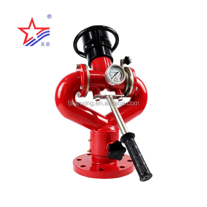 Factory Price High Flow Rate Foam / Water Adjustable Rotary Customize Water Cannon Fire Monitor