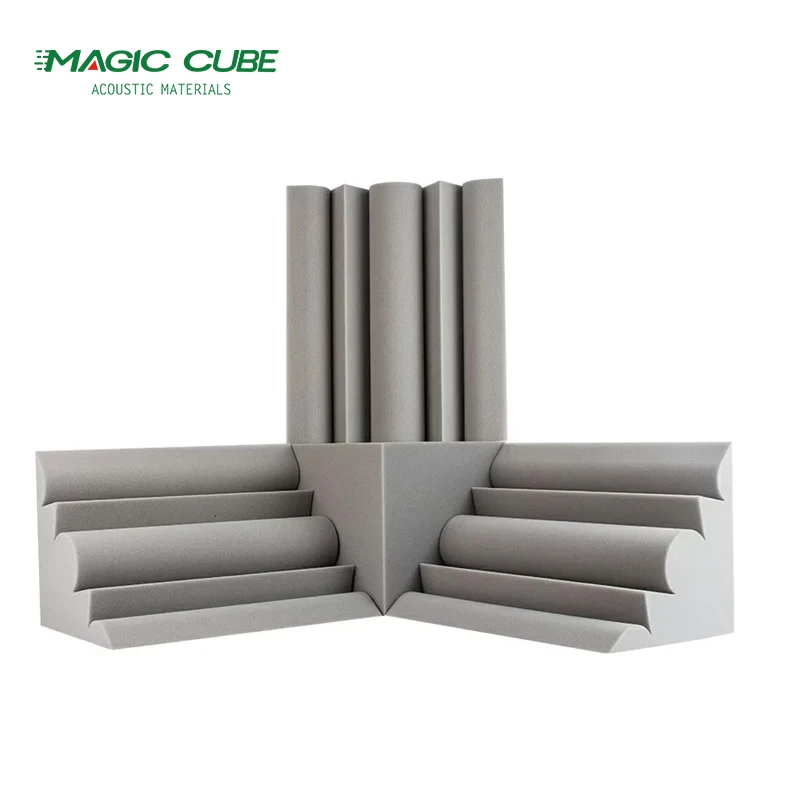 Hot Sales Polyurethane Fireproof Acoustic Foam Bass Traps Corner Studio Foam Cube Block 12 Inches Eco Friendly