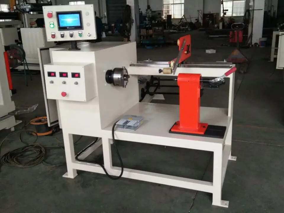 PLC Control Copper Wire Winder Distribution Transformer Coil Winding Machine With Counter