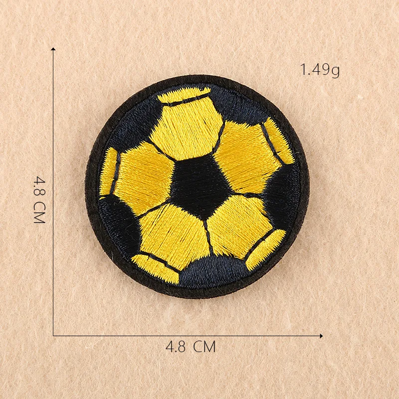 Custom Patches Iron On 3d Embroidery Football Basketball Iron On Patch