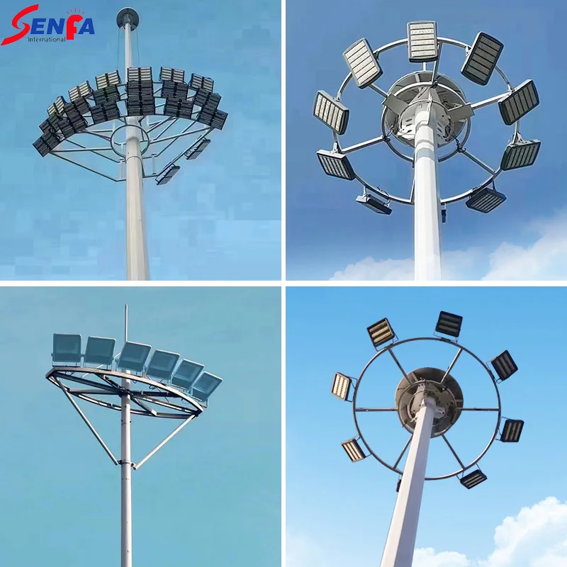 LED high-pole light football field basketball court high-pole light square Port stadium elevating high-power high-light