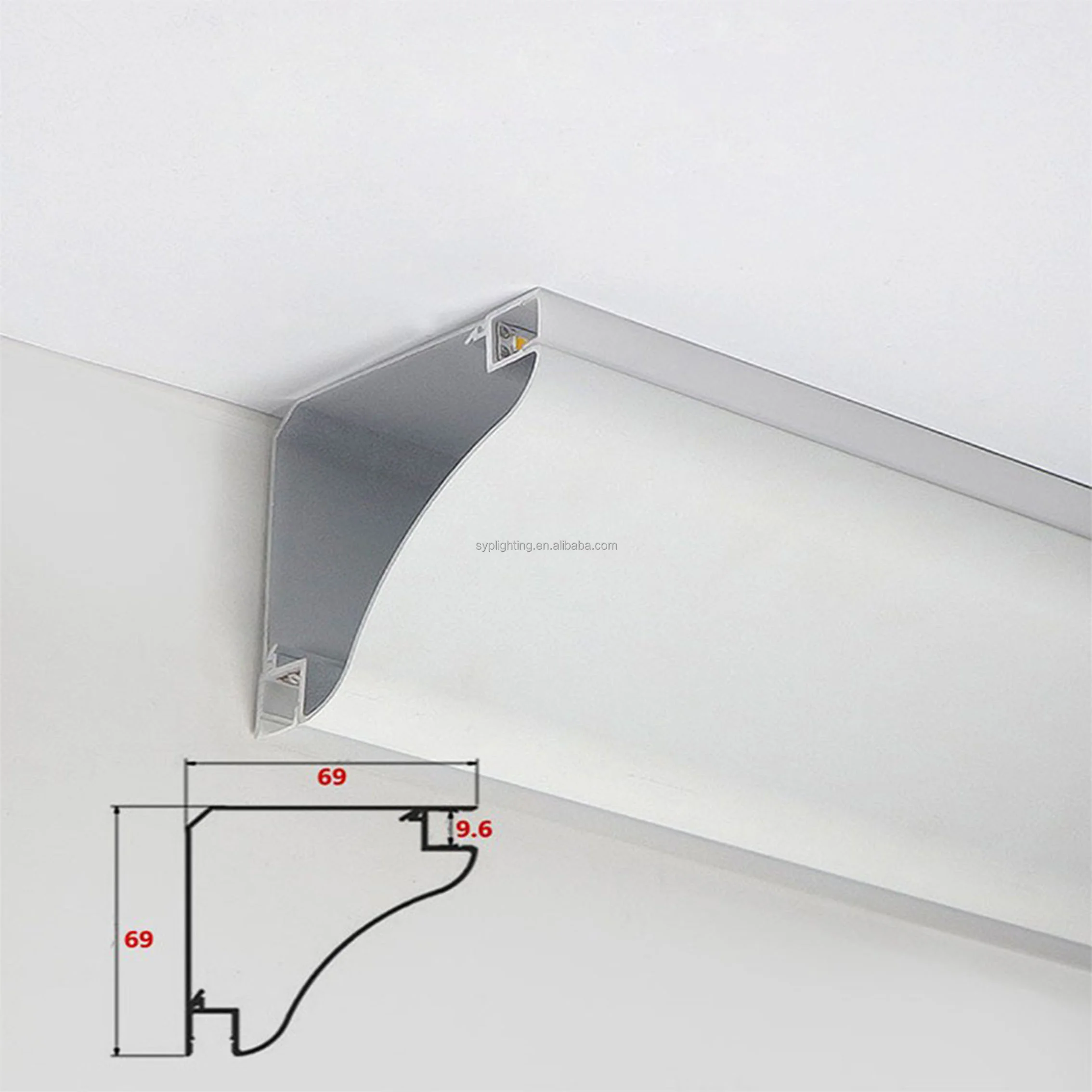 New Product Material Custom Extrusion Aluminum Alloy Profile Oxidation