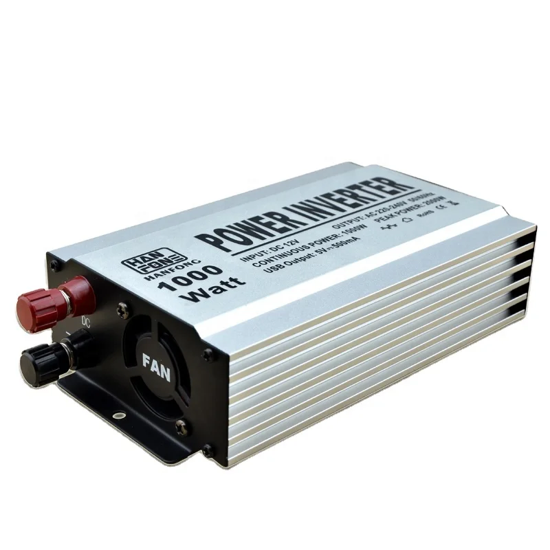 1000w inverter 12v dc to 200v/240v ac full aluminum mini solar inverter