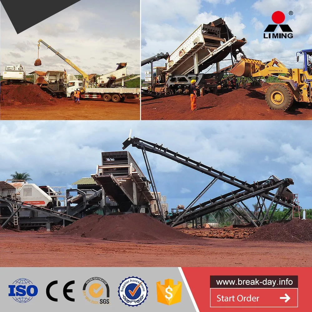 Mobile Crusher Screener For Coal Mining Stone Crasher Plant