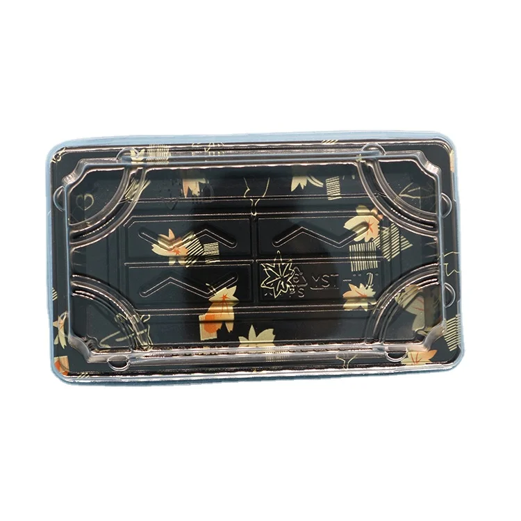 Одноразовая пластиковая коробка для суши с крышкой, упаковочная коробка для суши, упаковочная коробка для еды, суши