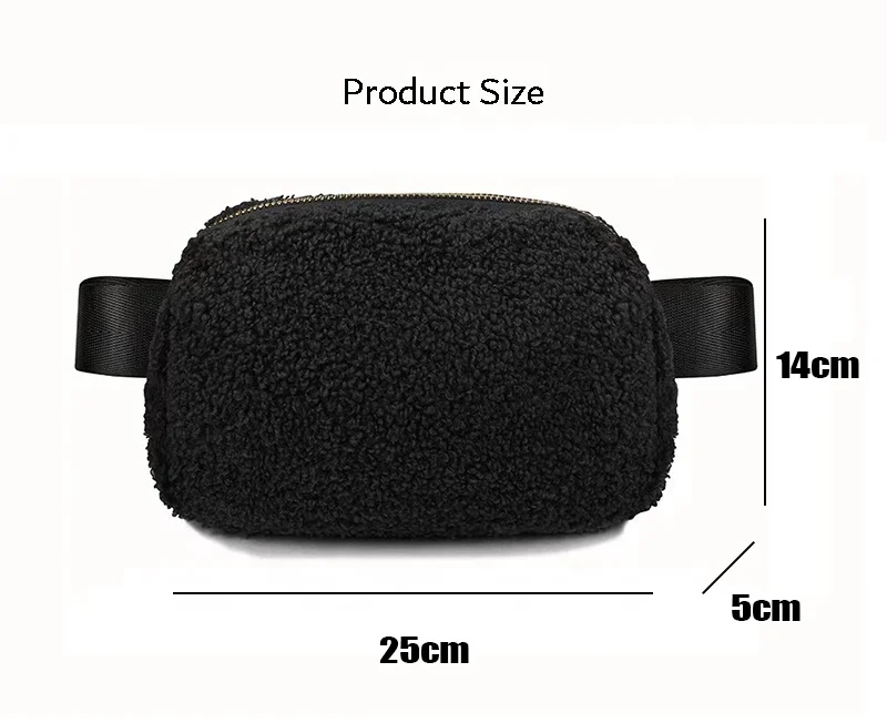 Lulu Стиль поясная сумка Lulu подстежка на искусственном меху пушистый флисовое поясная сумка