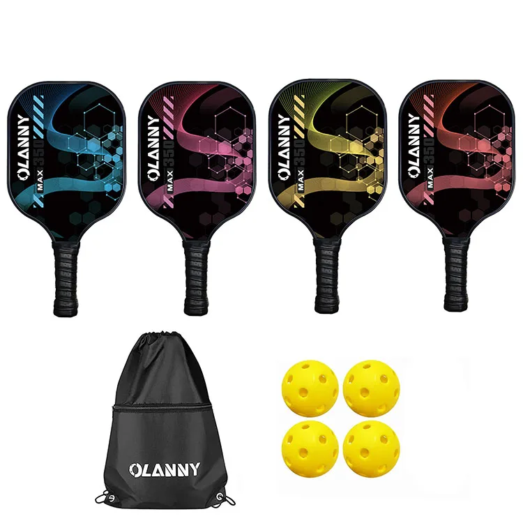 New Arrival USAPA Approved Glass Carbon Fiber Graphite Composite Custom Logo Pickleball Paddle