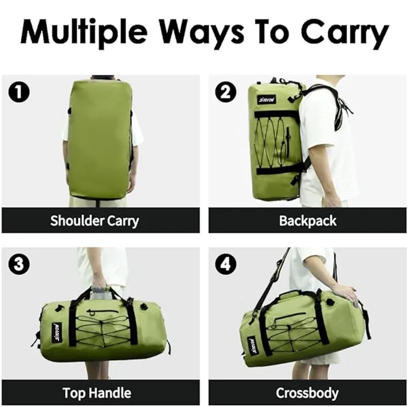 Дорожная Спортивная Сумка водонепроницаемая морские сухие сумки водонепроницаемый рюкзак с прочными ремнями и ручками