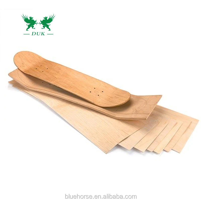 860x240x1.6mm/1.5mm High Quality Rotary Cut Natural Maple Hard Wood Veneer timber for skateboards factory price from China