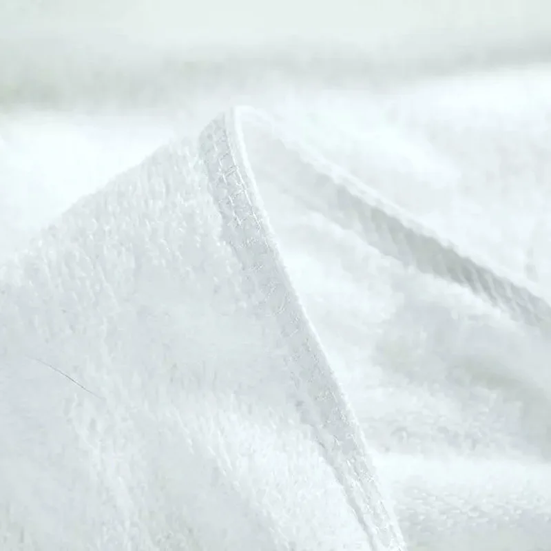 Factory wholesale hotel 32s flat woven embroidered soft towel absorbent towel gift cotton towel set