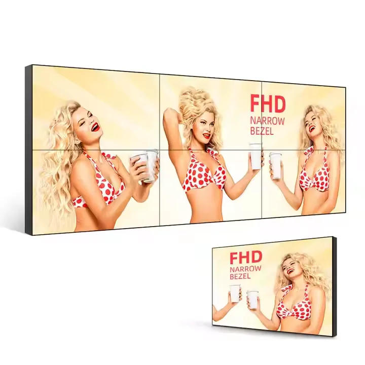 High Brightness LCD Video Wall 4K Multiple Screens Splicing Wall Video Wall lcd screen