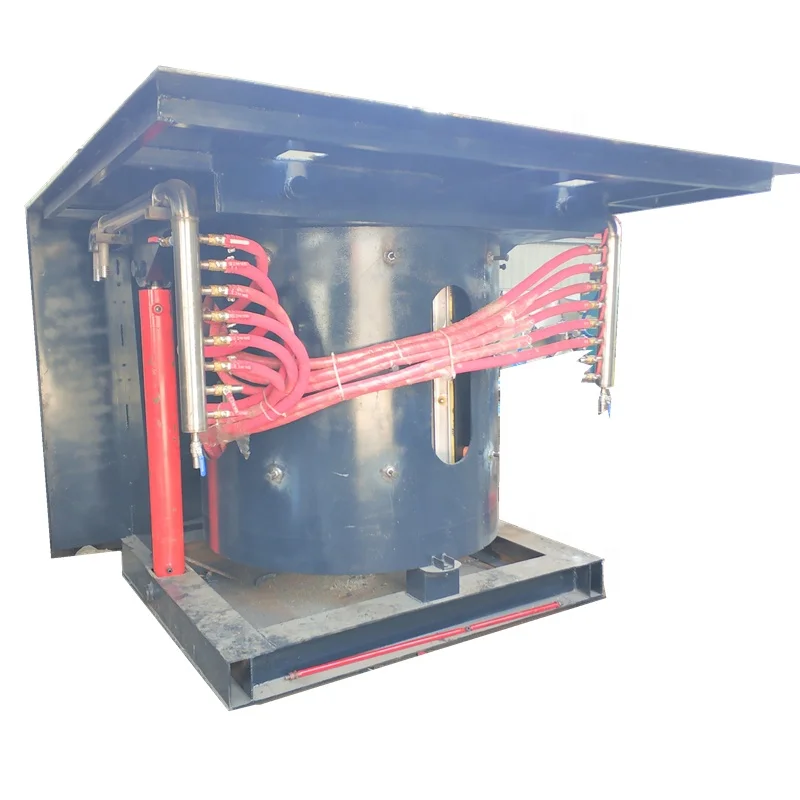 500kg Mixed Hertz alloy melting induction stirring melting furnace