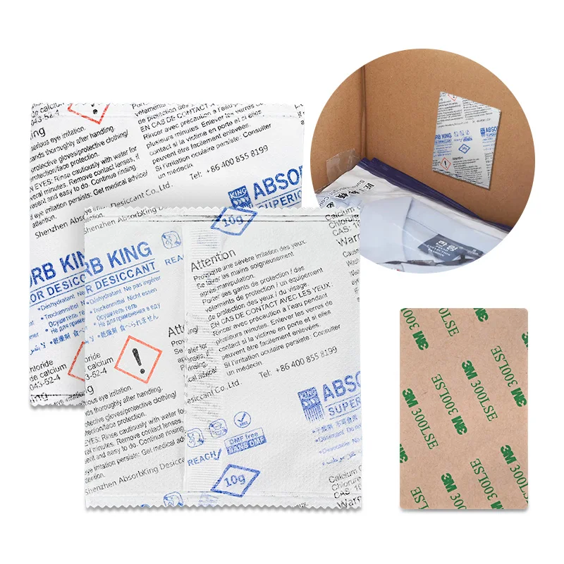 Absorb King Calcium Chloride 10g Desiccant Pack Bags for Sea Shipping Cargo Dry desiccant