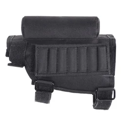Hunting Shell Holder Buttstock Hunting Shooting Tactical Army Buttstock Portable Adjustable Tactical Buttstock Ammo Pouch