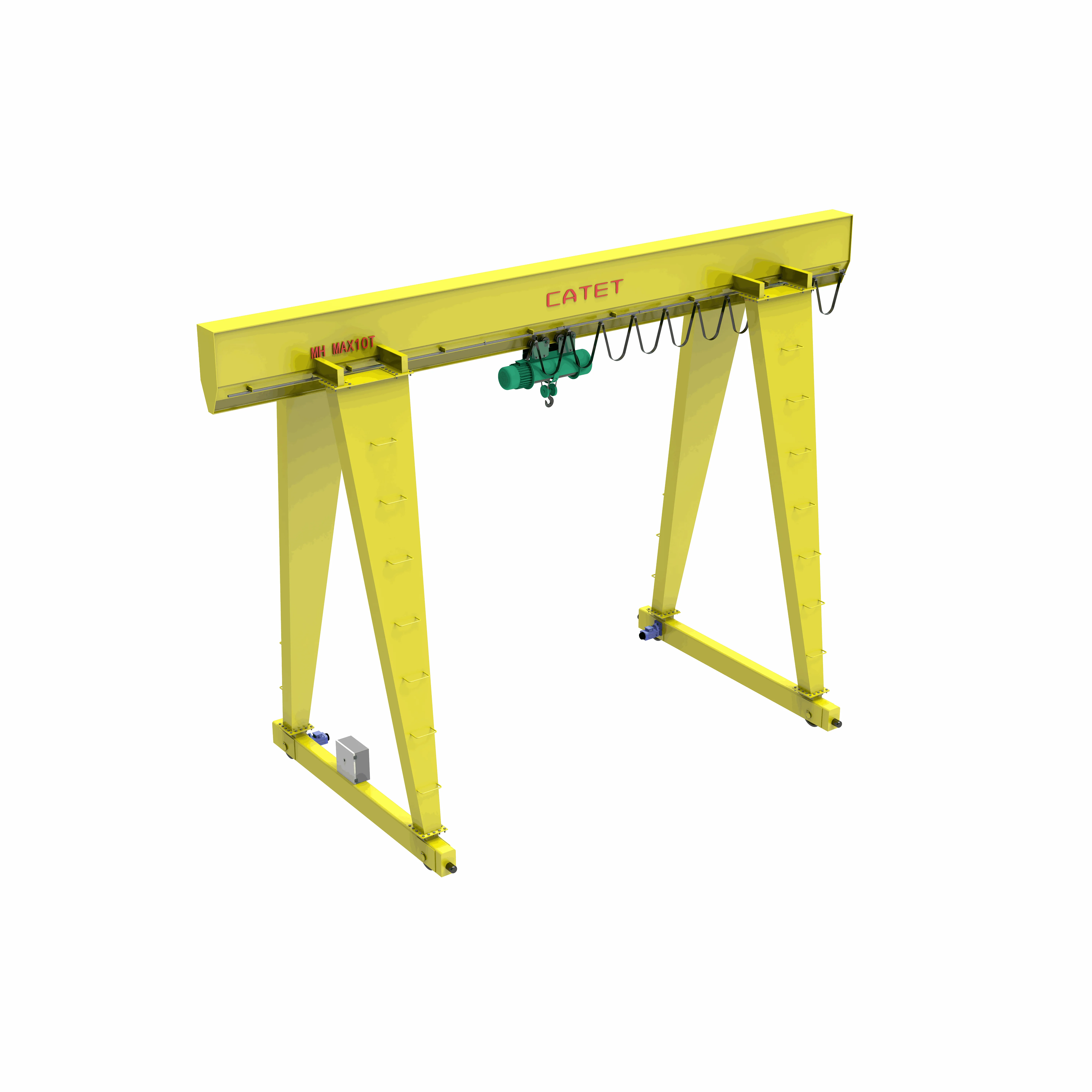 25 ton 32 ton 50 ton Large Span Export Standard Portal Crane Mobile Gantry Construction Crane to Lift Heavy Duty Material
