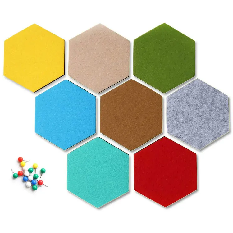 Acoustic Polyester Decoration Wall Portable Honeycomb Studio Acoustic Panels For Studio