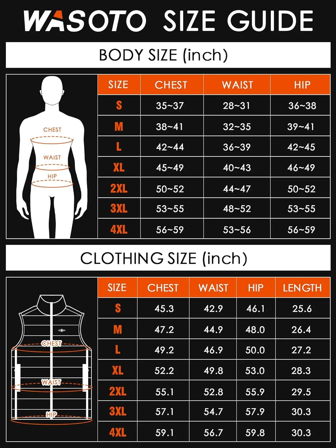 Wasoto Winter Body Warmer USB Battery Heating Vest With 3 Heat Temperature Settings Electric Men Windproof Heated Vest