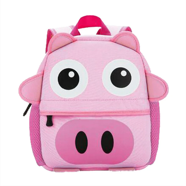 Cartoon Animal Shoulder Bag Children Boys Bags Kindergarten Baby Girl Canvas Backpack Primary School Students Backpacks