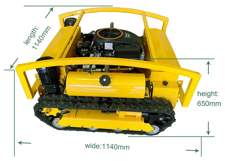 Joyance Robot Lawn Mower Manufacturer Lawn Mower Zero Turn Gasoline Remote Control Lawn Mower