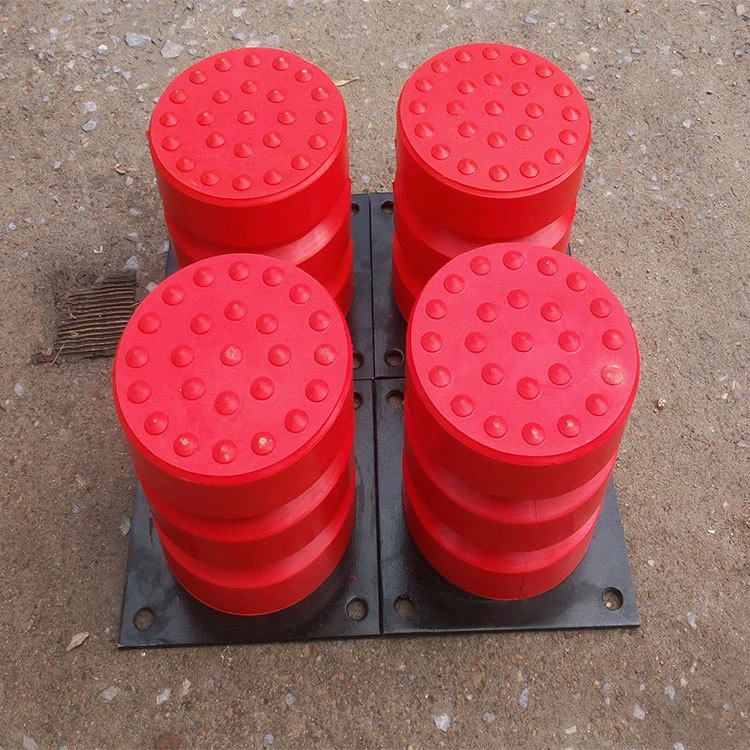 Polyurethane Buffer Elevator JHQC Type Driving Hydraulic Anti Collision Block Shock Absorbing Rubber Pad