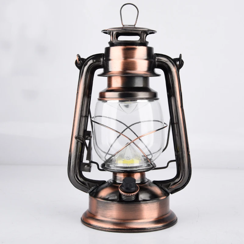 Popular metal Led Camping Lights Portable Dimmable Outdoor Led white kerosene Camping Lantern for party festiva