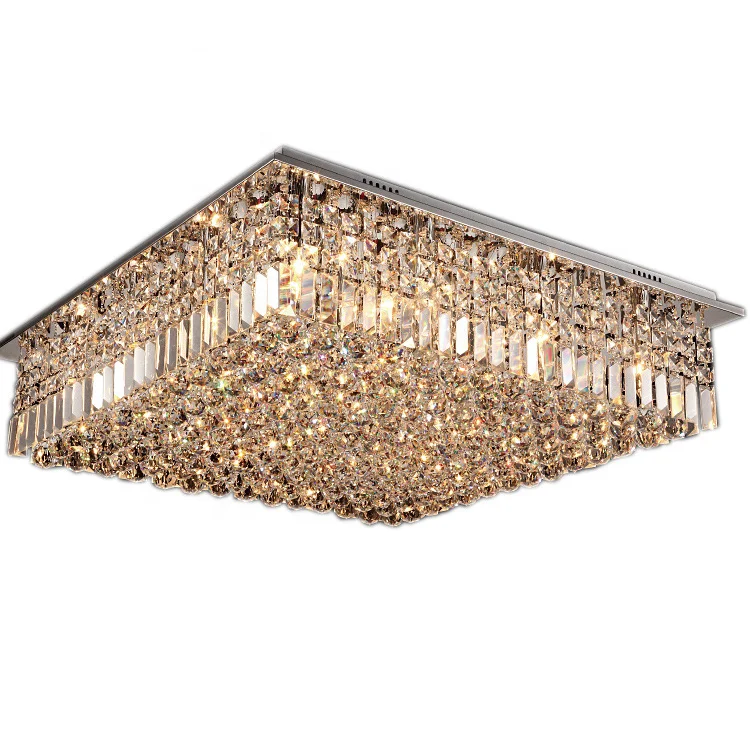 Villa Luxury Classic Ceiling Pendant Light Crystal Chandeliers Lighting dubai ceiling light