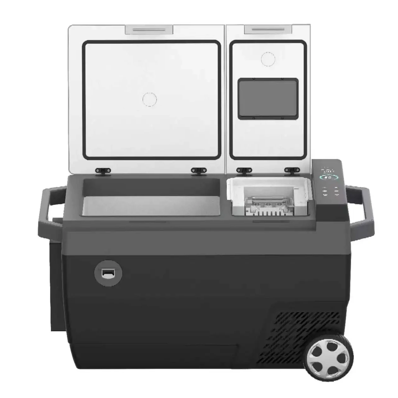 Latest product 42~52l 12v 24v Refrigerator Fridge Mini Freezer For Car Outdoor Caravan Fridges for Toyota Car