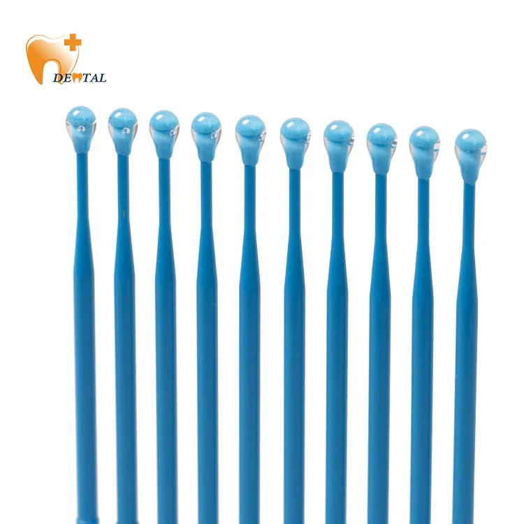 Easy Adhesion Brushing Liquid Wide Applications Microbrush Applicator Sticks for Dental Adhesive Tip Applicator