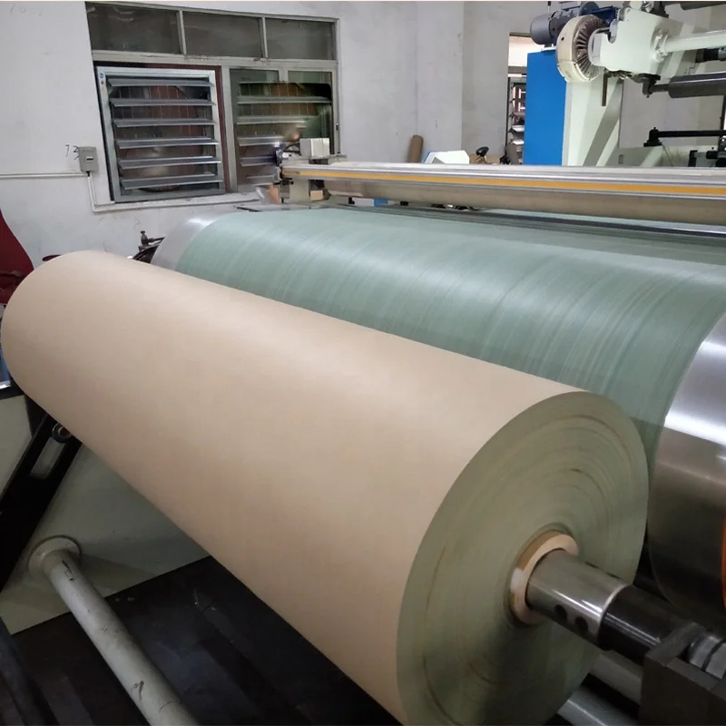 Waterproof woven fabric composite kraft paper different colour for packing