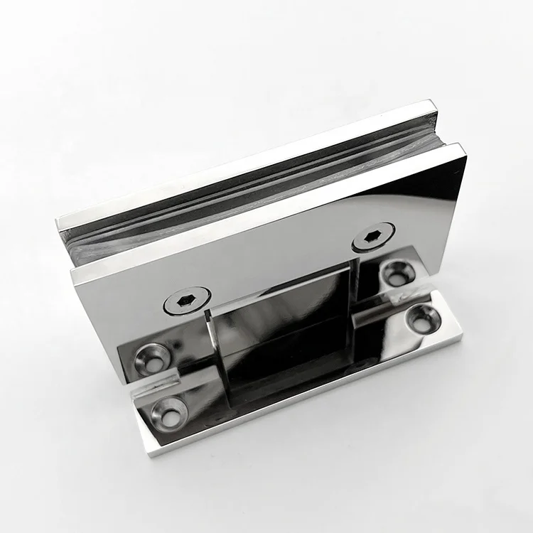Heavy Duty 90 Degree Glass Door Hinge Cupboard Showcase Cabinet Pivot Glass Shower Doors Hinge Dropshipping