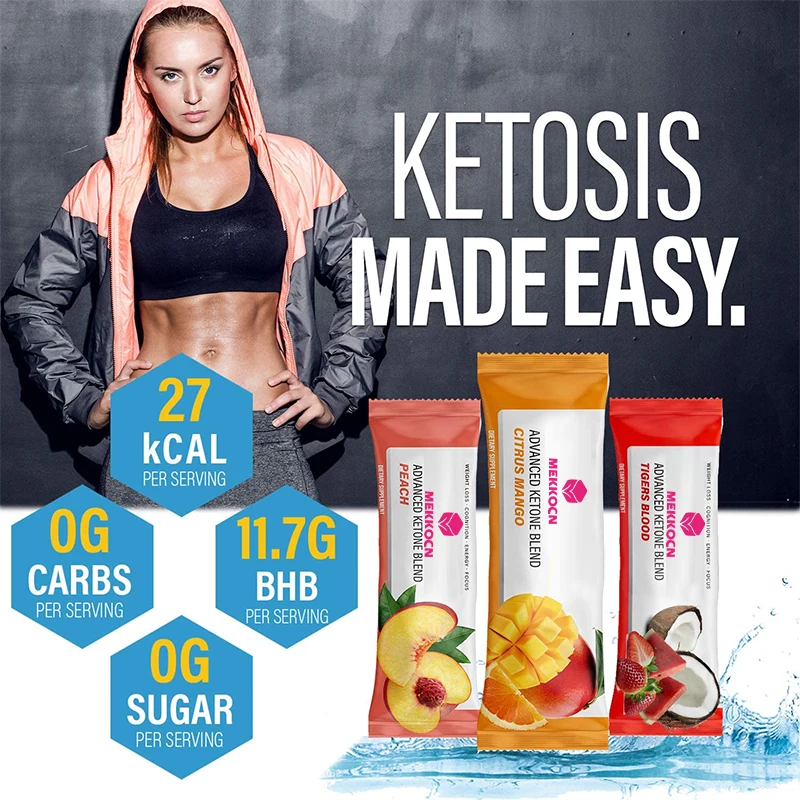 Healthcare supplement Weight Loss Support Drink Stick Advanced BHB Blend  Drink for Rapid Slimming fat burning drink powder