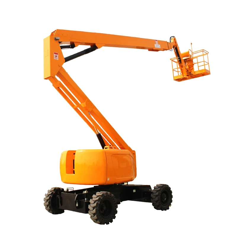 Smart Towable Articulated Boom Lift with Hybrid Power for Sustainable Lifting