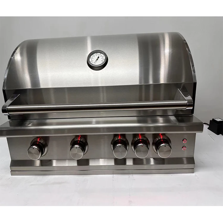 Portable Outdoor Grill With LED Light Infrared Burner Built-in Grill Barbecue Grill