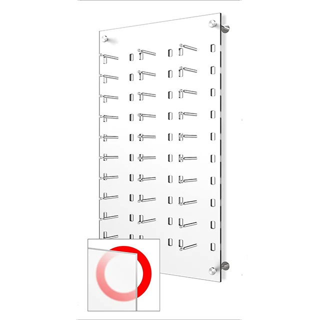 Wall Mount Transparent Acrylic Eyewear Holder Sunglass Display Stand