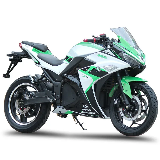 Adult 8000W 72V80AH Lithium battery electric racing motorcycle for hot sales