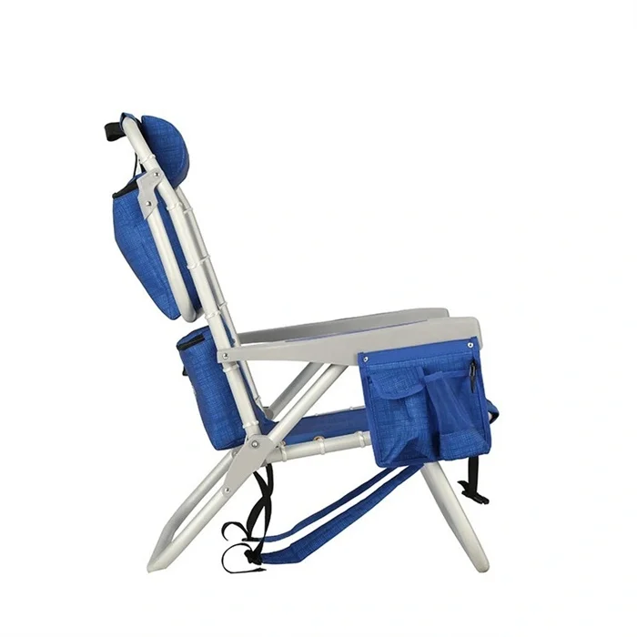 Fishing Bed Lounger Chair New Style Camping Folding Beach Chair Metal Iron