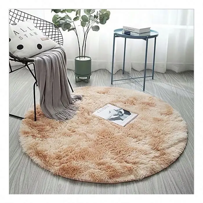 Multi color new style modern soft living room large home room furry floor mat