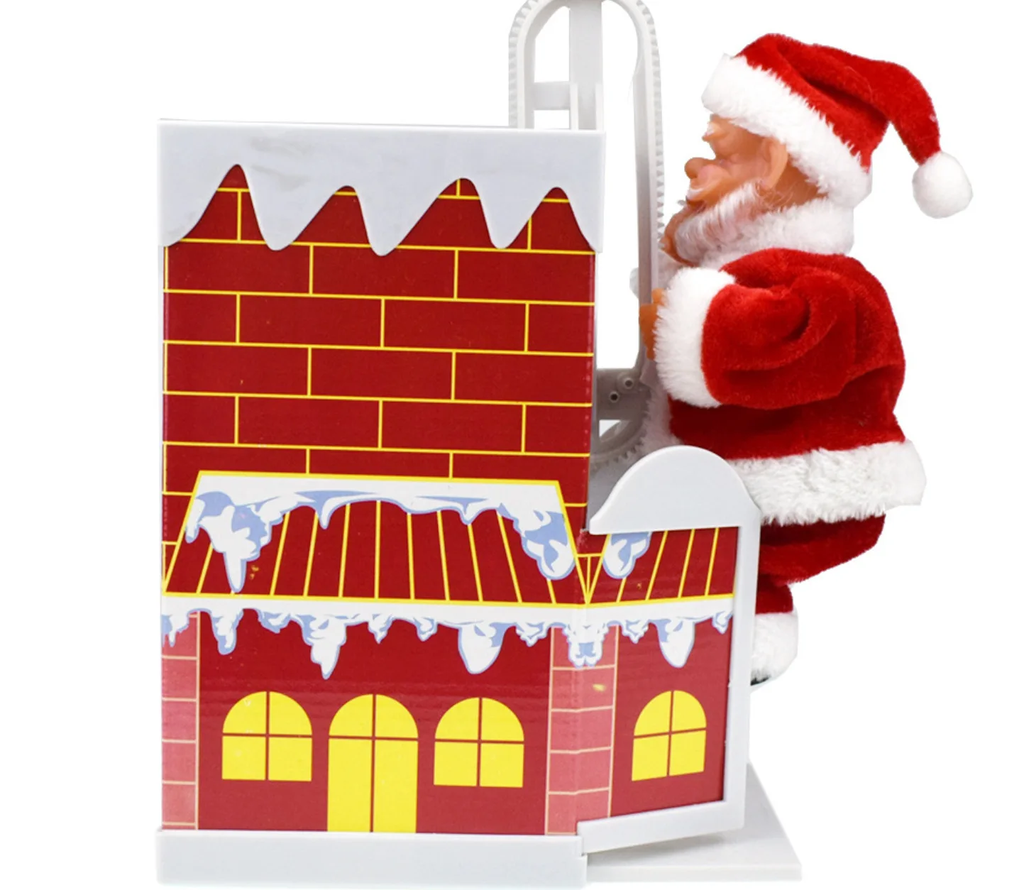 YIWU AULLAN Christmas Gift Ideas Plush Doll Santa Claus Electronic  Climbing Ladder Toy Climbing Christmas Santa