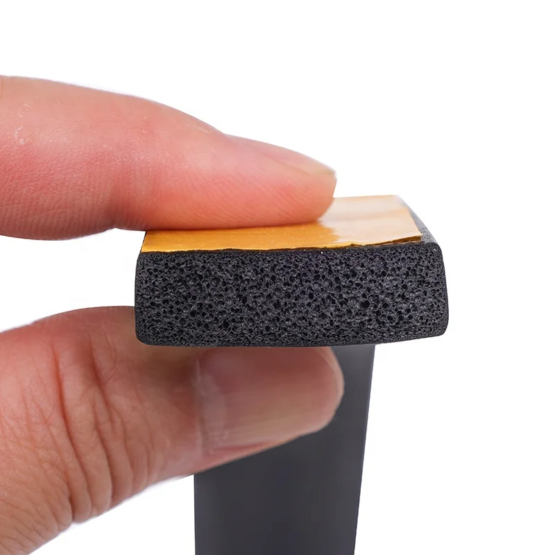 Self-adhesive EPDM foam Rubber Foam Sponge Seal Strip Aufortomotive Epdm Aluminum Doors Windows Seal