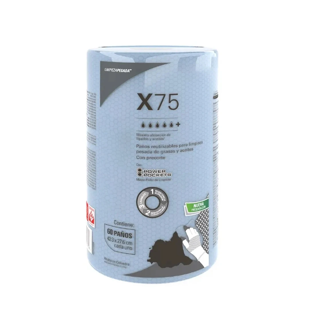 Woodpulp PP shop towels heavy duty Disposable Industrial dry Cleaning cloth wipes rolls for Solvents
