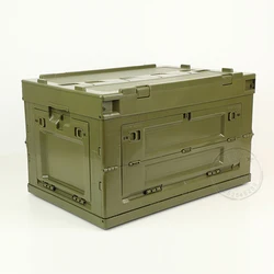 camping storage box outdoor foldable storage box with lid 50L plastic boxes storage