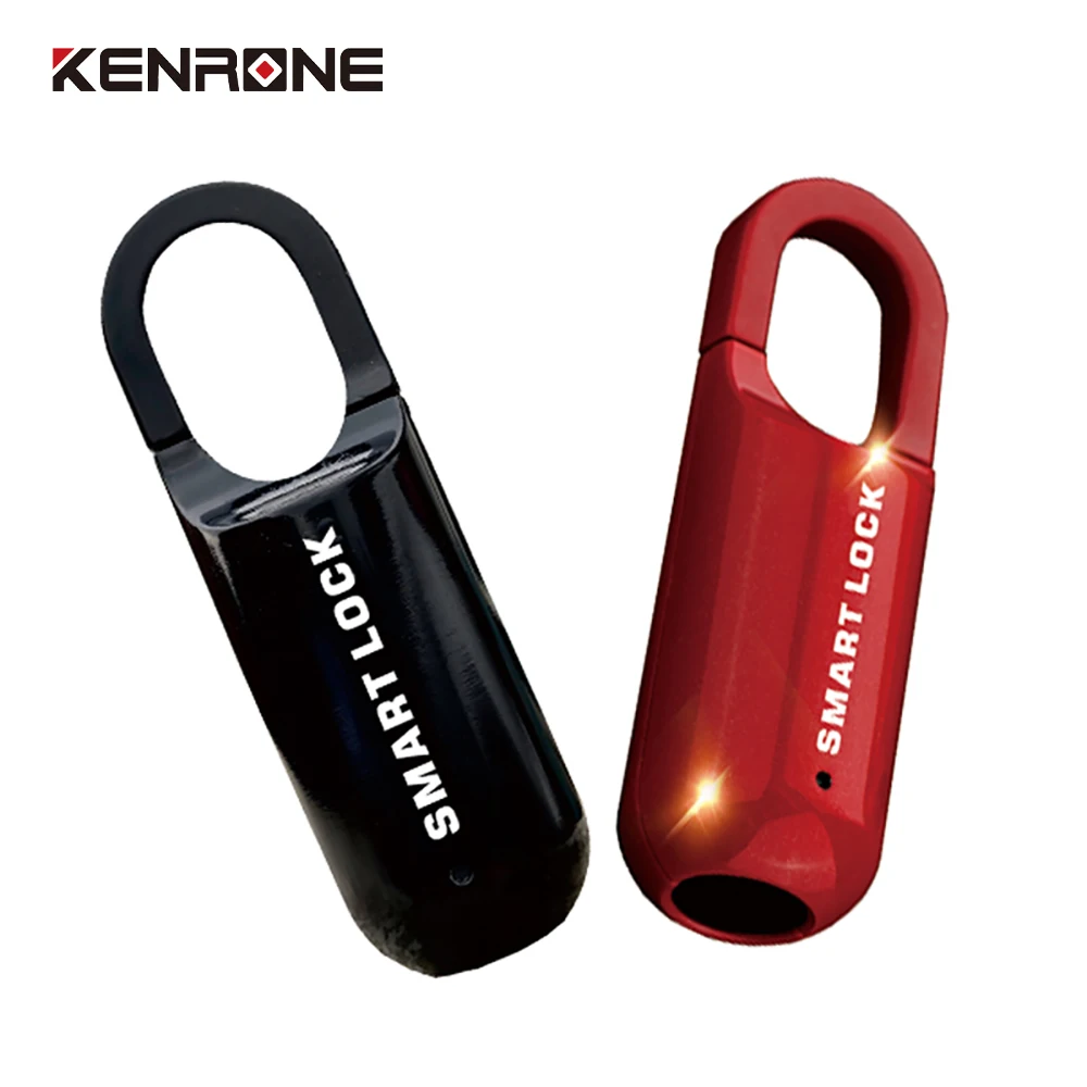 Quick Fingerprint Recognition Mini Smart Lock Body Customizable Color and Logo Smart Padlock