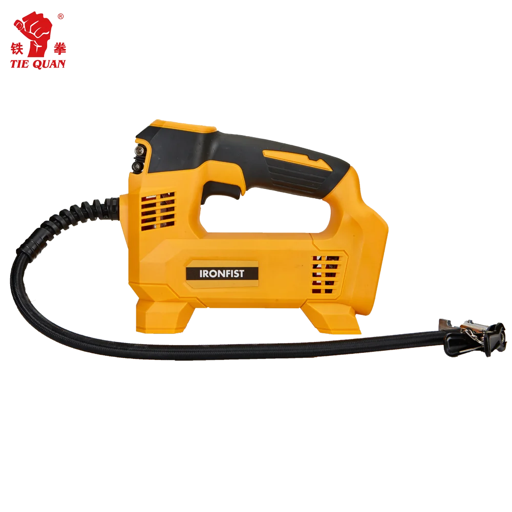 cordless lithium battery 21 volt digital tire inflator with pressure gauge