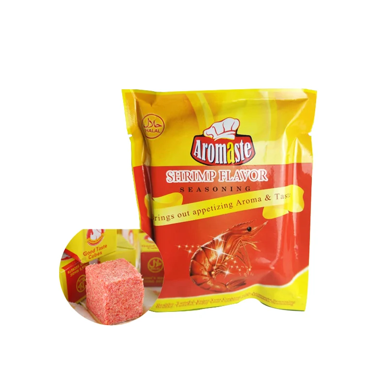 OEM shrimp flavor cube condiments crayfish bouillon soup cube for soup