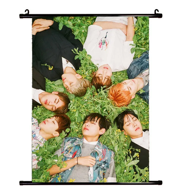 Kpop Merchandise Waterproof Bt21 Wall Picture Hanging Bt21 Poster Photo For Bedroom Decoration