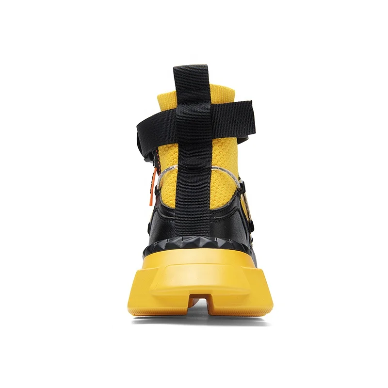 US Men 6-12# Wholesale High Cut Breathable Sock Street Show Brand Design Fashion Men Sneaker Shoe
