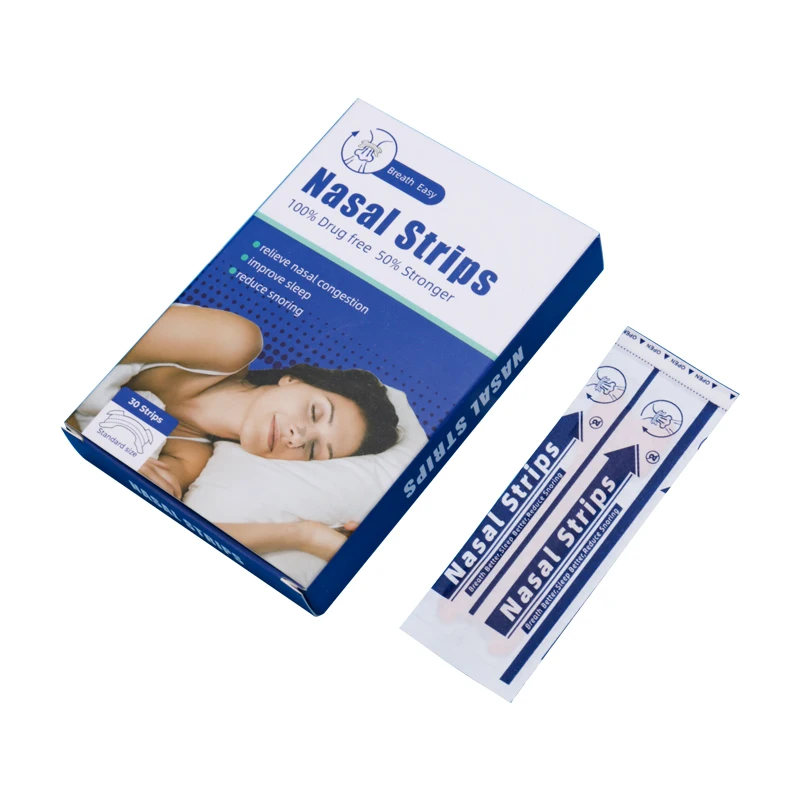 2024 Wholesale Relief Nasal Congestion Improves Sleep Breathing New Design Anti Snore Nose Strips For Sleeping