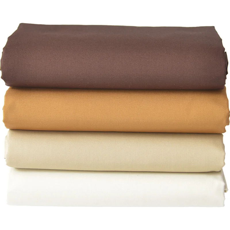 Оптовая продажа, низкий минимальный заказ, хлопчатобумажная ткань, высокая эластичность, быстросохнущие однотонные натуральные ткани, белая хлопчатобумажная ткань